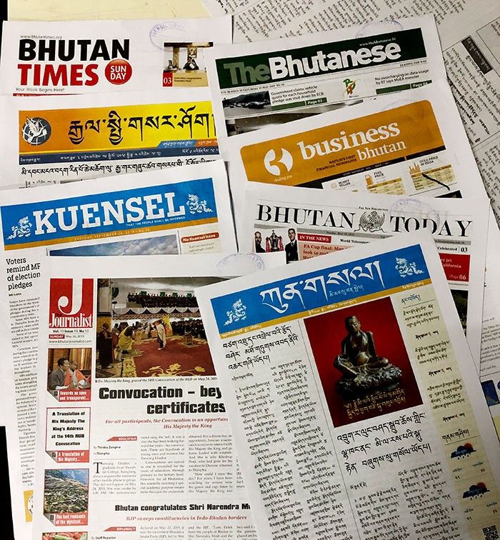 Bhutanese newsroom scenario amid pandemic-so far, so good