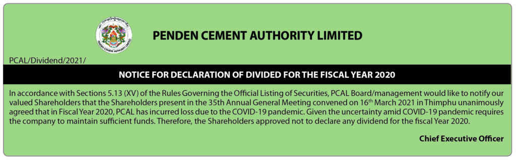 Penden Cement Authority Limited