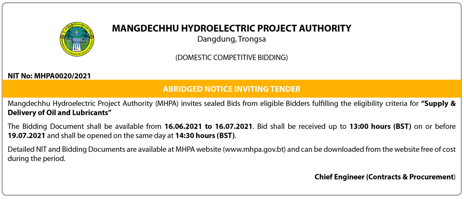 Mangdechhu Hydroelectric Project Trongsa BHUTAN
