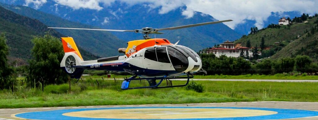 Two companies propose to operate helicopter services in the country