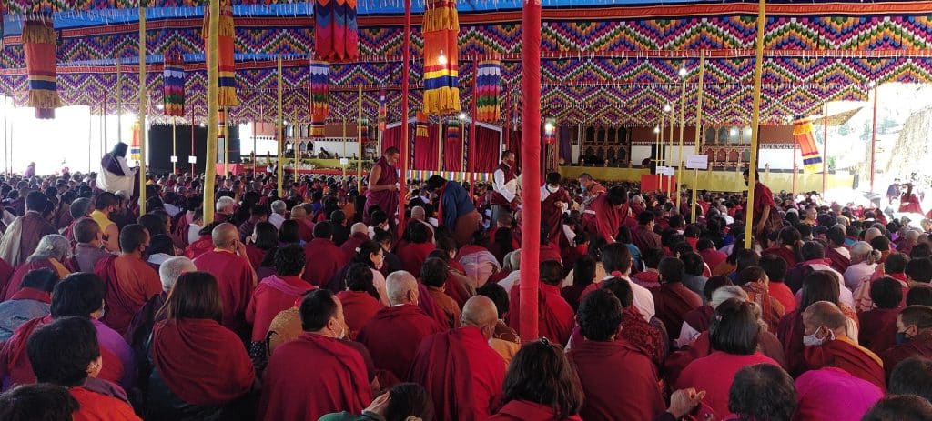 Six-day empowerment ceremony underway at Bartsham Chakdor Lhakhang