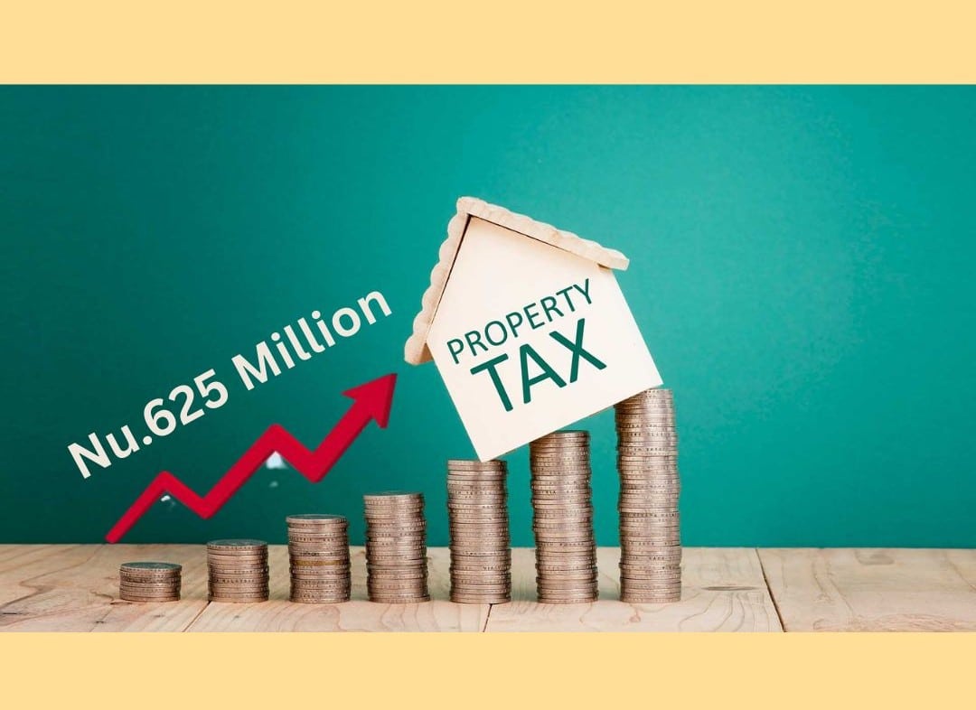 Government Collects Nu 625 Million in Property Tax for Income Year 2024