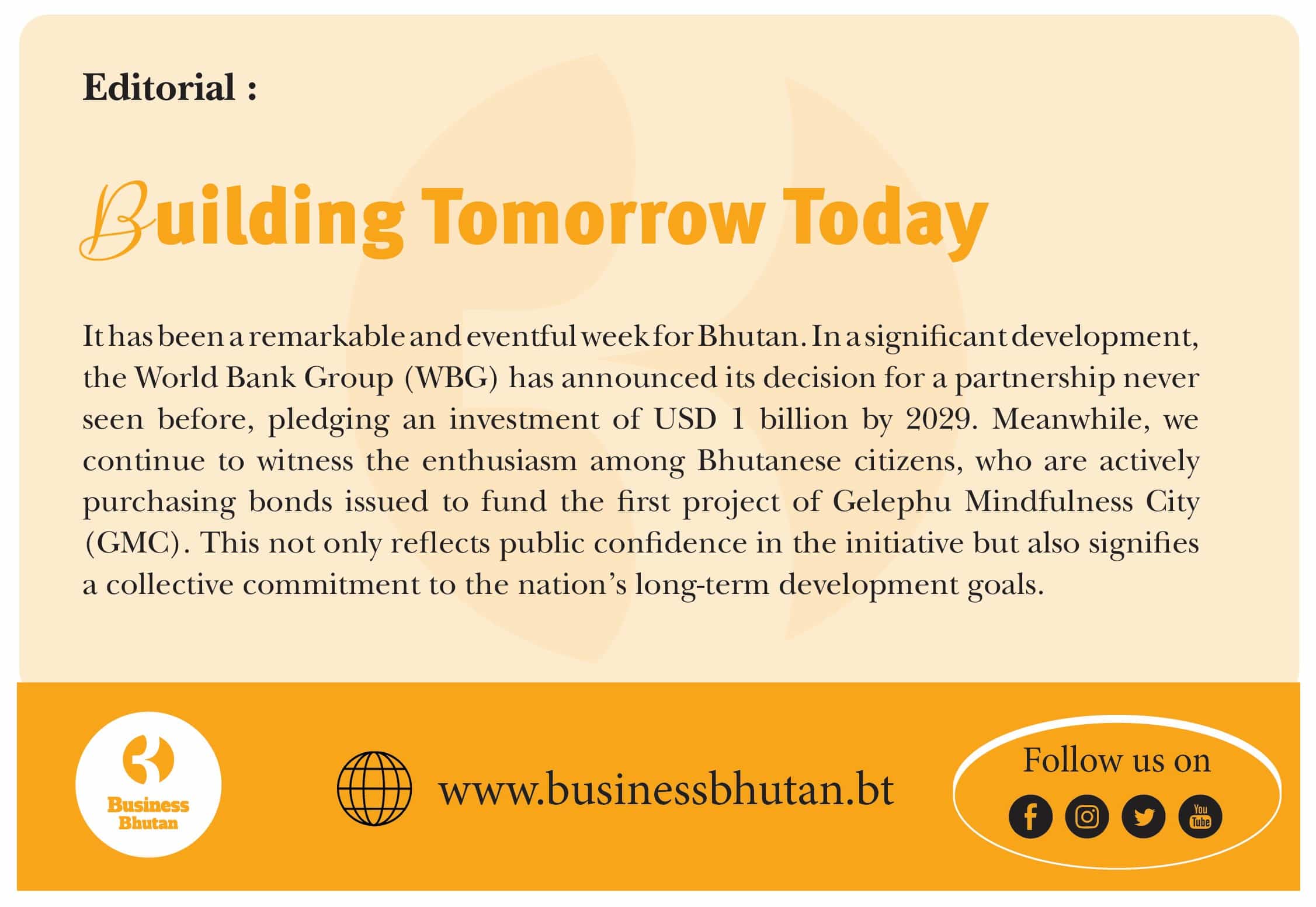Building Tomorrow Today