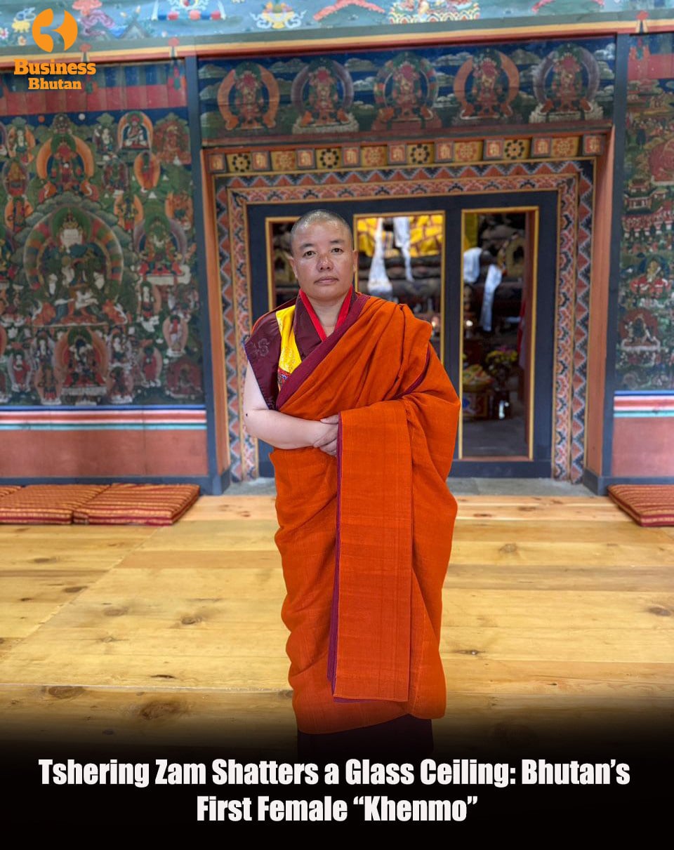 Tshering Zam Shatters a Glass Ceiling: Bhutan’s First Female “Khenmo”