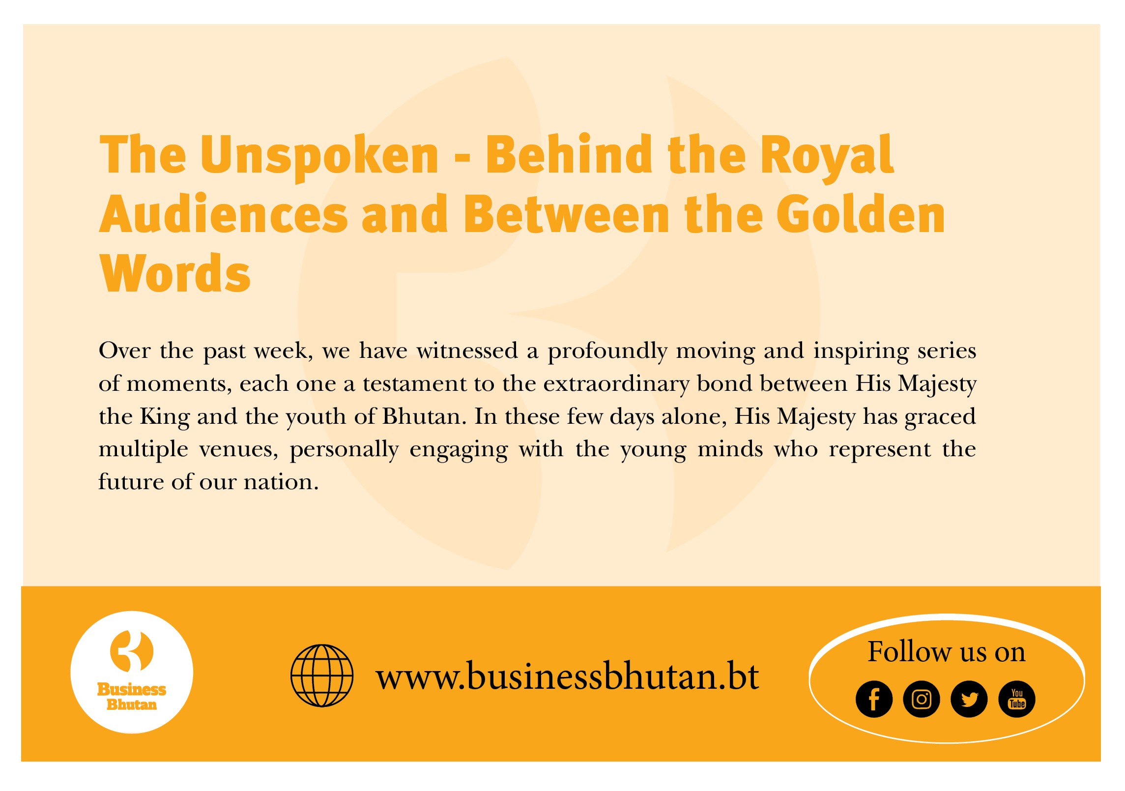 The Unspoken - Behind the Royal Audiences and Between the Golden Words ...