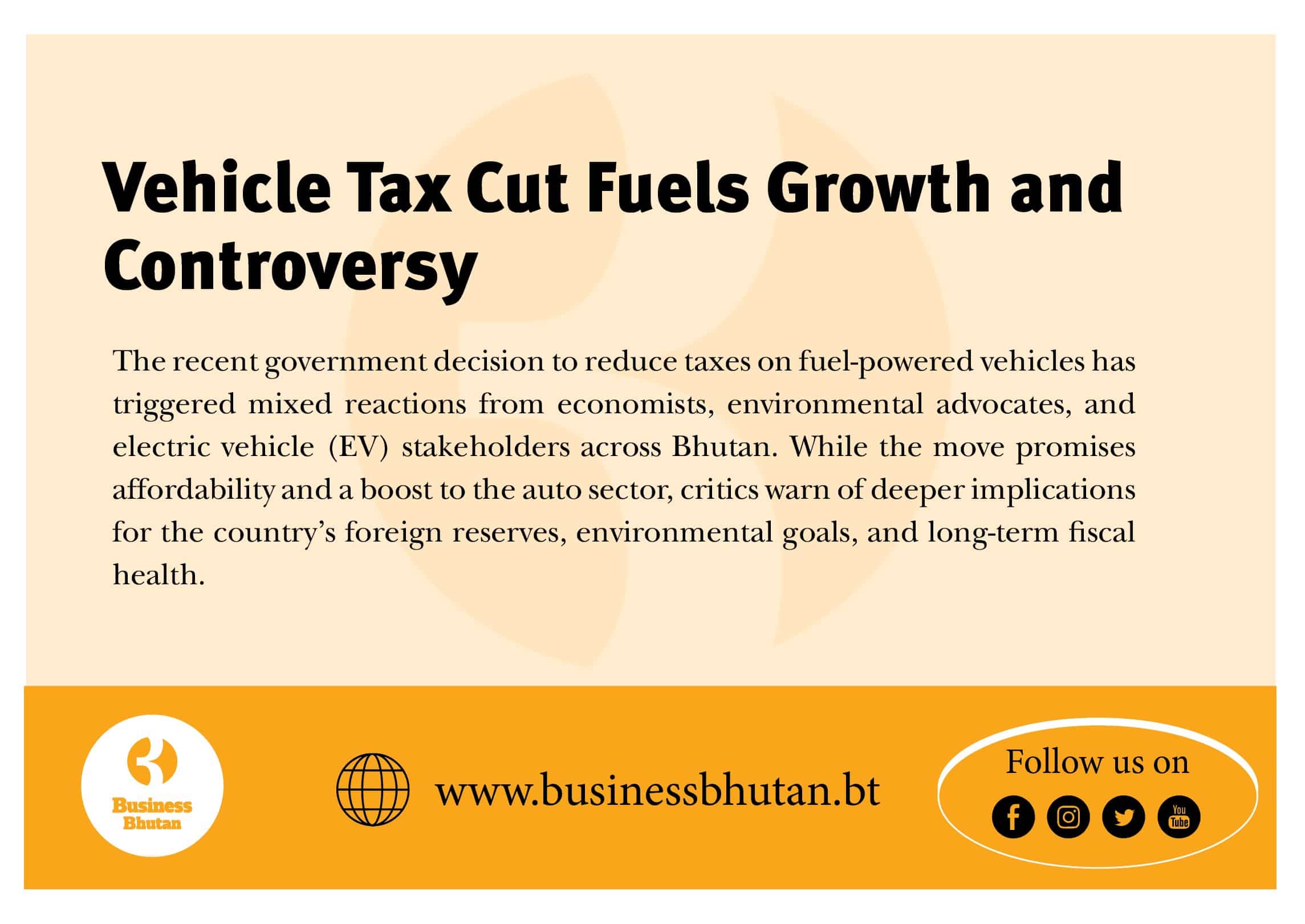 Vehicle Tax Cut Fuels Growth and Controversy