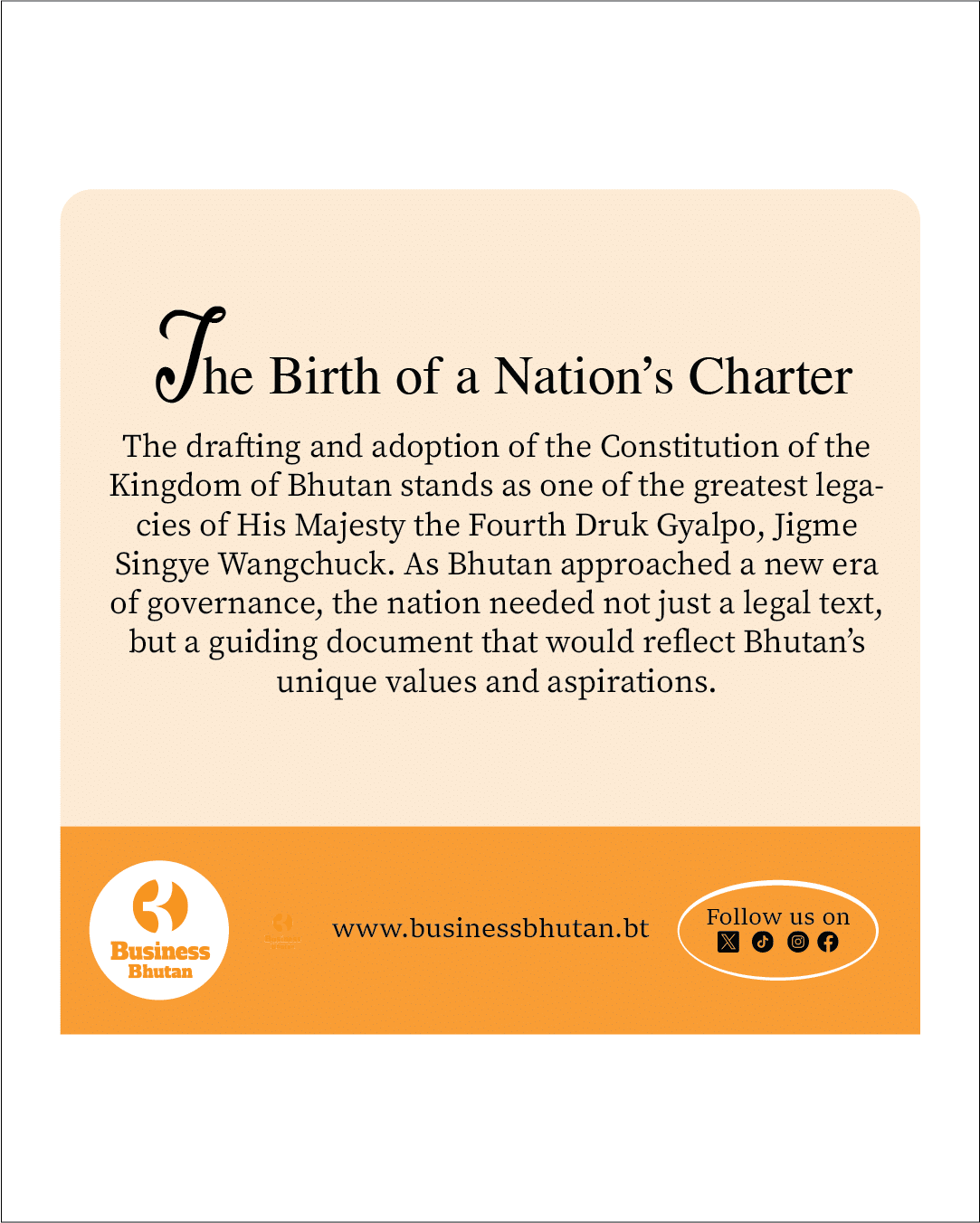 The Birth of a Nation’s Charter