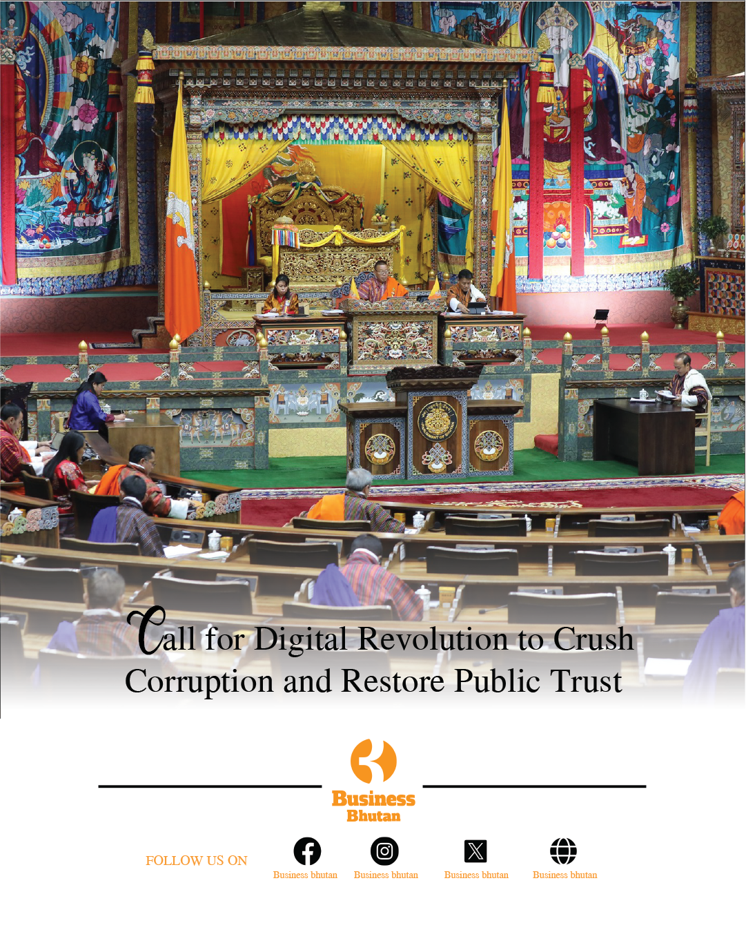 Call for Digital Revolution to Crush Corruption and Restore Public Trust