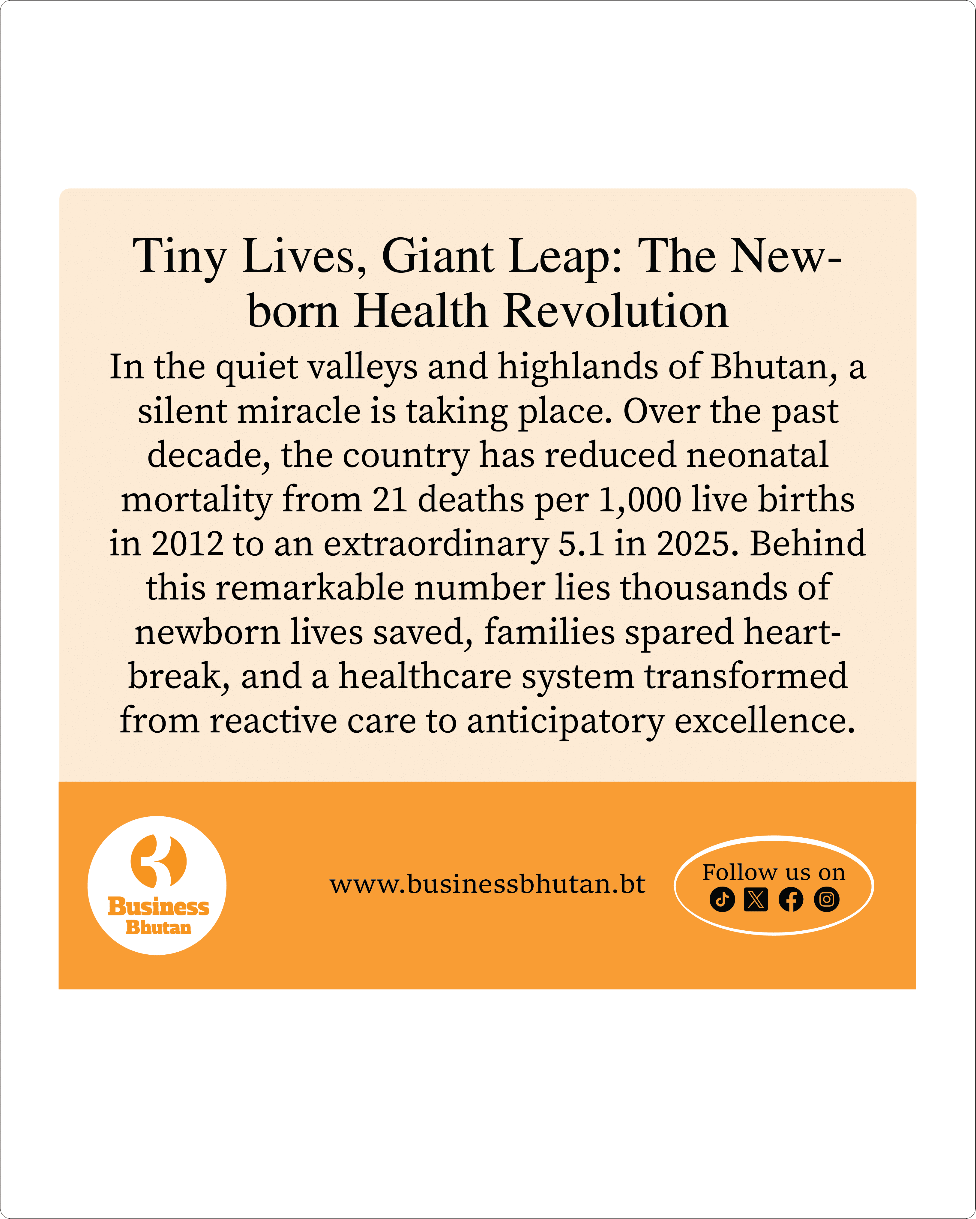 Tiny Lives, Giant Leap: The Newborn Health Revolution