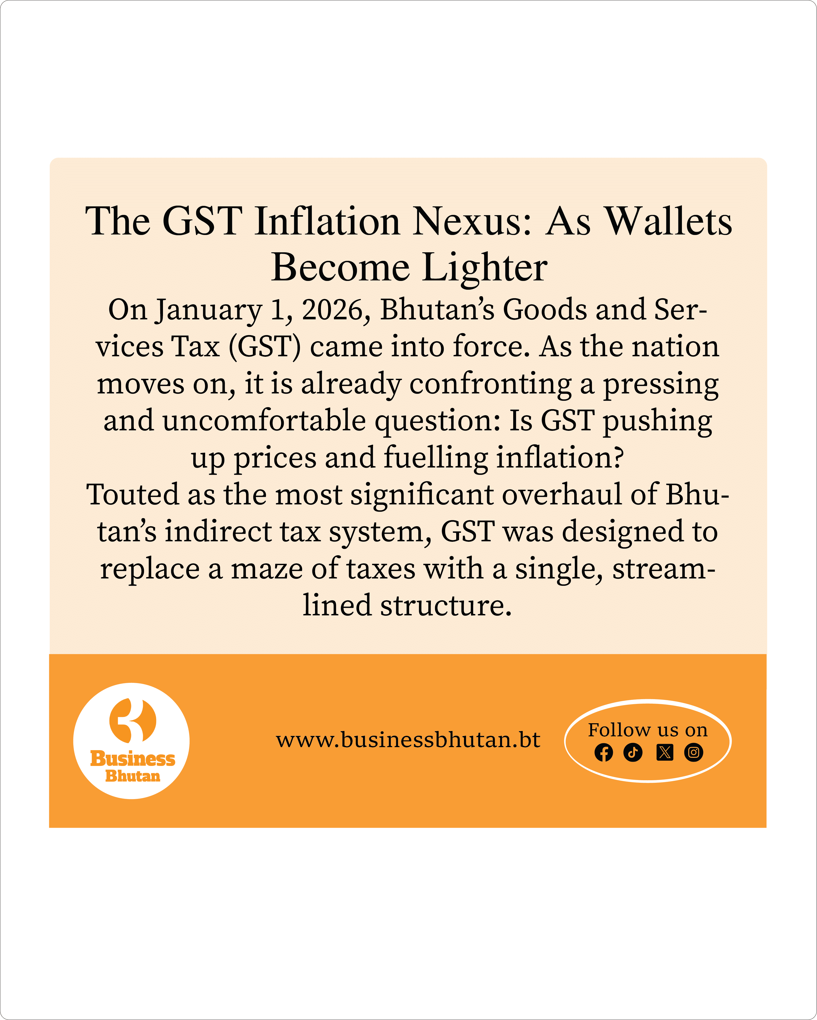 The GST Inflation Nexus: As Wallets Become Lighter The GST Inflation Nexus: As Wallets Become Lighter