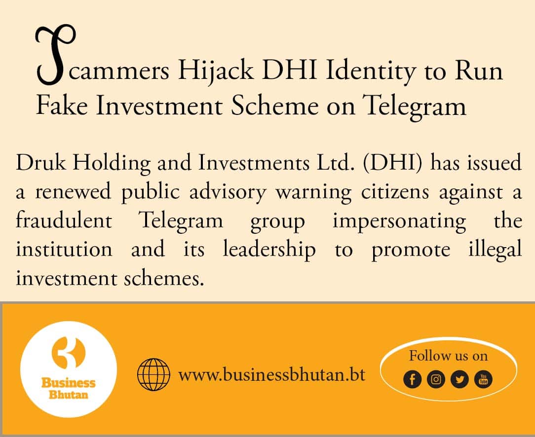 Scammers Hijack DHI Identity to Run Fake Investment Scheme on Telegram