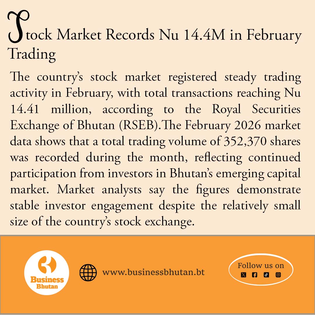 𝐒𝐭𝐨𝐜𝐤 𝐌𝐚𝐫𝐤𝐞𝐭 𝐑𝐞𝐜𝐨𝐫𝐝𝐬 𝐍𝐮 𝟏𝟒.𝟒𝐌 𝐢𝐧 𝐅𝐞𝐛𝐫𝐮𝐚𝐫𝐲 𝐓𝐫𝐚𝐝𝐢𝐧𝐠