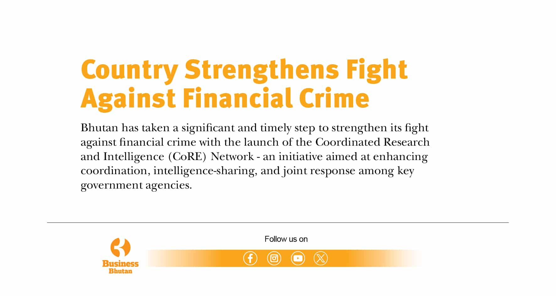 Country Strengthens Fight Against Financial Crime